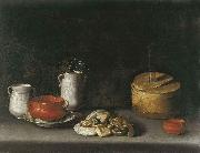 Juan van der Hamen y Leon Still Life with Porcelain and Sweets oil painting